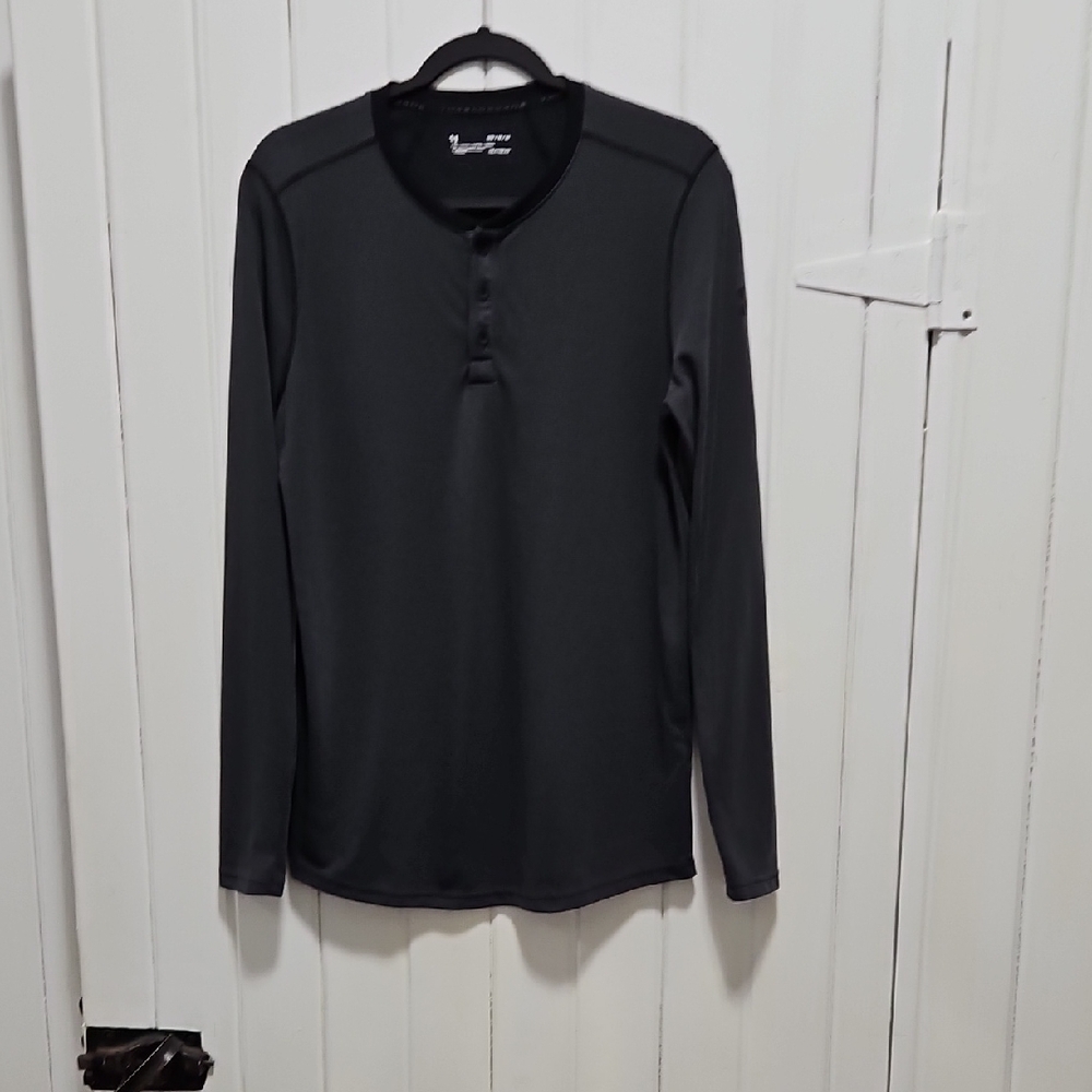 Men's Black Long Sleeve Shirt